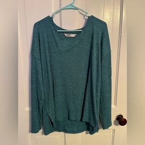 Sonoma Teal V-Neck Women's Sweater